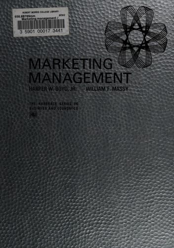 Cover image for Marketing management