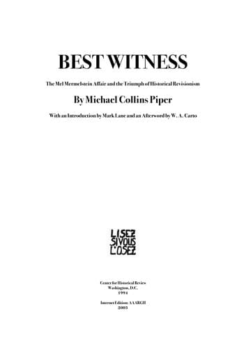 Cover image for Best witness
