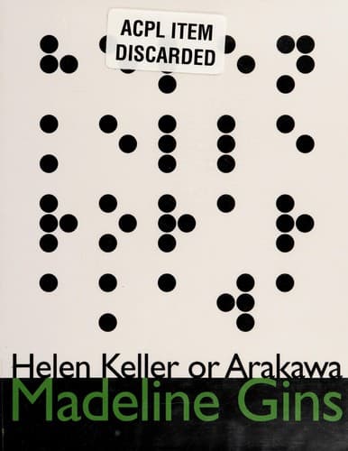 Cover image for Helen Keller or Arakawa