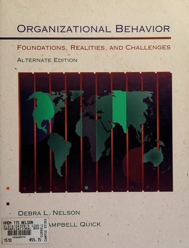 Cover image for Organizational behavior