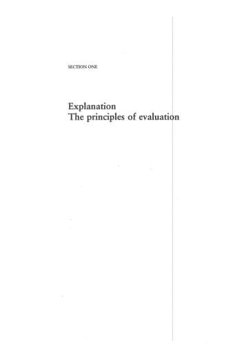 Cover image for Evaluation