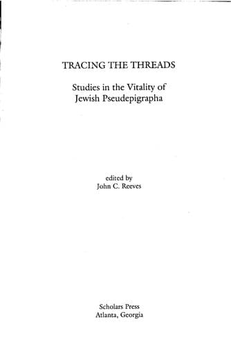 Cover image for Tracing the Threads