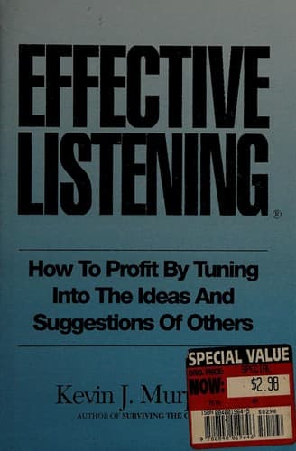 Cover image for Effective Listening