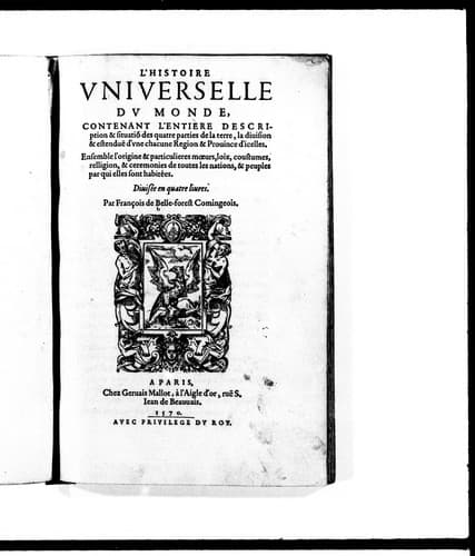 Cover image for L'histoire universelle du monde