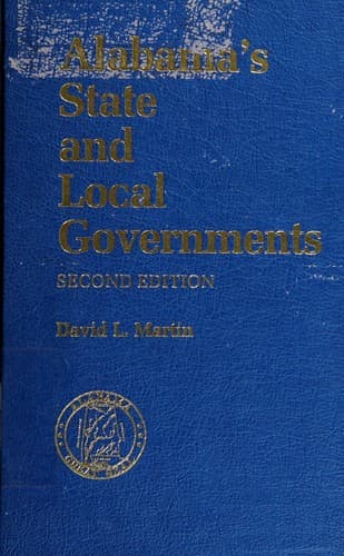 Cover image for Alabama's state and local governments