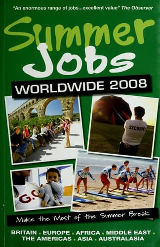 Cover image for Summer jobs worldwide 2008