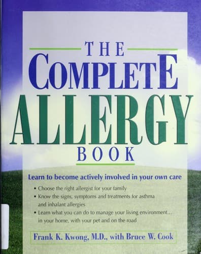Cover image for The complete allergy book