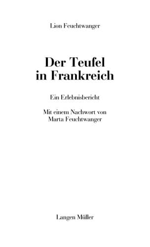 Cover image for Der Teufel in Frankreich