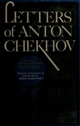 Cover image for Letters of Anton Chekhov.