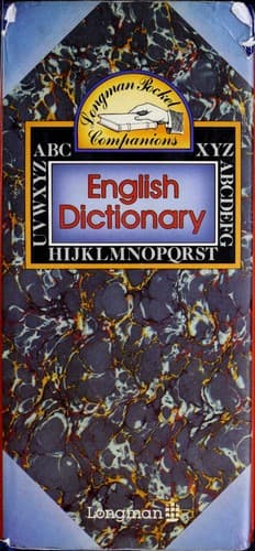 Cover image for English dictionary.