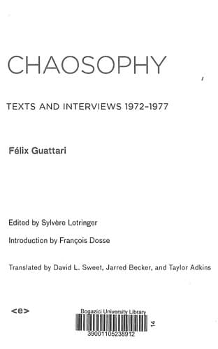 Cover image for Chaosophy
