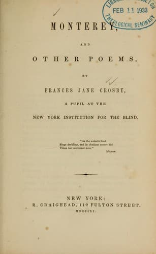 Monterey, and other poems