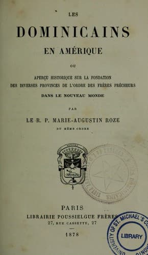 Les dominicains en Amérique