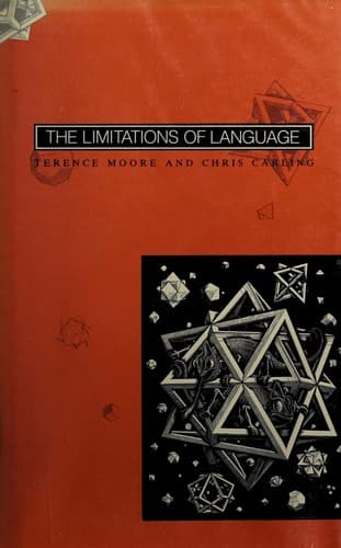 Cover image for The limitations of language