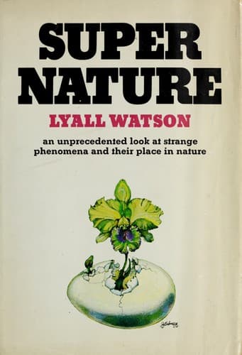 Cover image for Supernature.