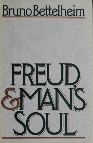 Cover image for Freud and man's soul