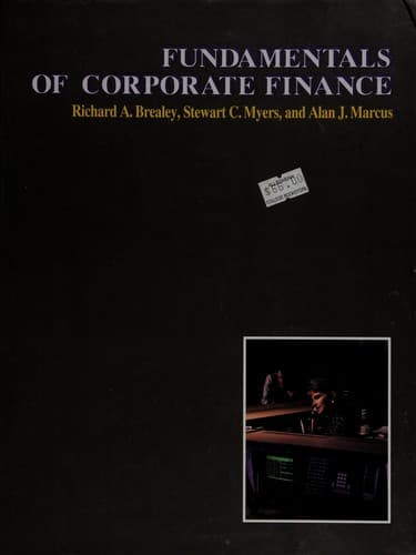 Cover image for Fundamentals of corporate finance