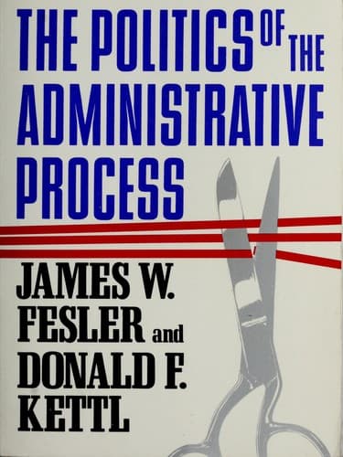 Cover image for The politics of the administrative process
