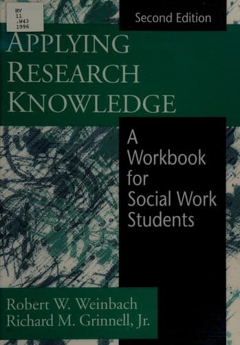 Cover image for Applying Research Knowledge