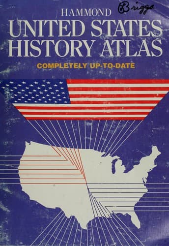 Cover image for United States history atlas.