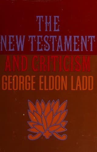 Cover image for The New Testament and criticism