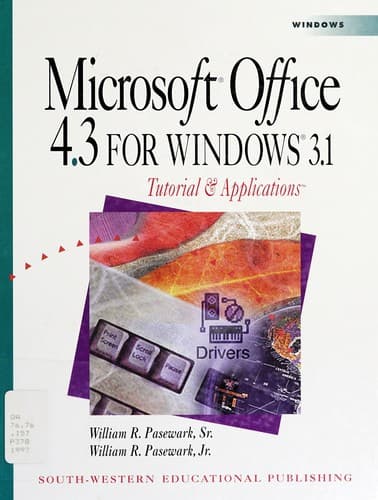 Cover image for Microsoft Office for Windows 3.1, Version 4.2 & 4.3