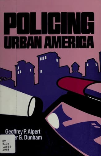 Cover image for Policing urban America
