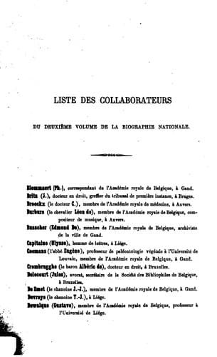 Biographie nationale