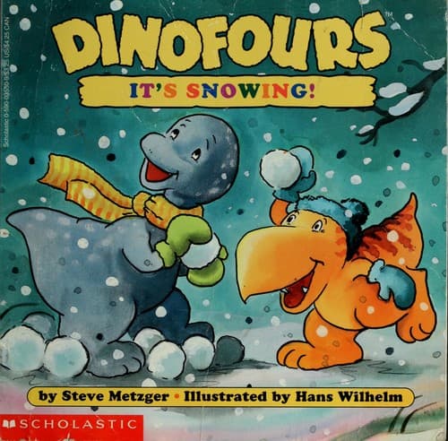 Cover image for Dinofours, it's snowing