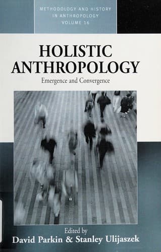 Cover image for Holistic anthropology