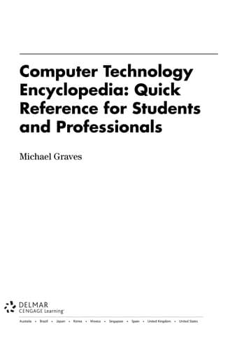 Cover image for Computer technology encyclopedia