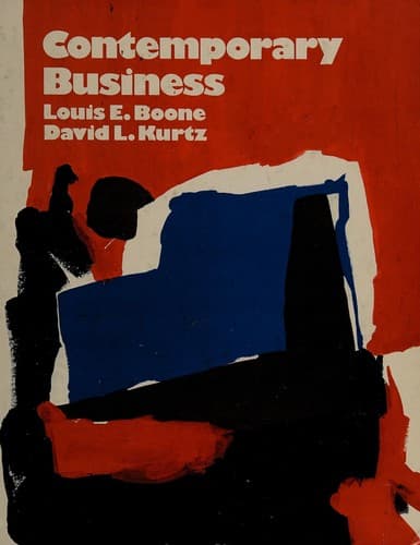Cover image for Contemporary business