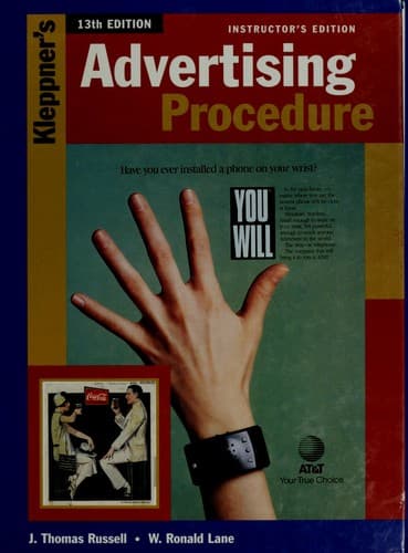 Cover image for Kleppner's advertising procedure