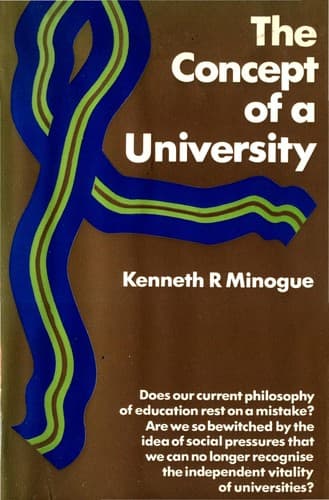 Cover image for The concept of a university