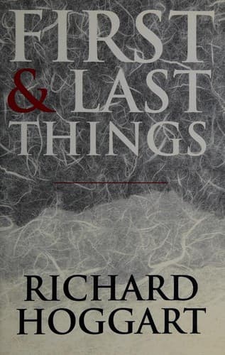 Cover image for First and last things