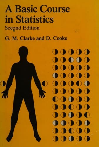 Cover image for A basic course in statistics