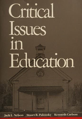 Cover image for Critical issues in education