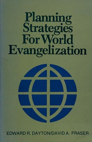 Cover image for Planning strategies for world evangelization