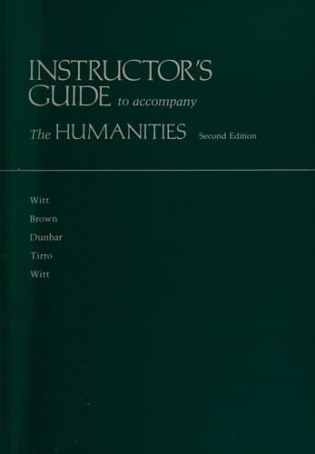 Cover image for The Humanities