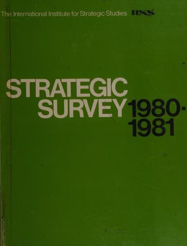 Cover image for Strategic survey.
