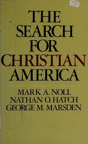 Cover image for The search for Christian America