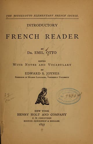 Introductory French reader