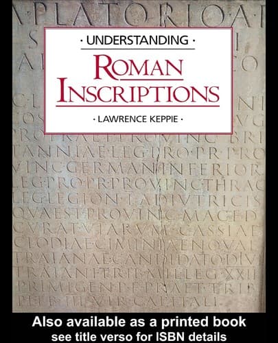 Cover image for Understanding Roman inscriptions