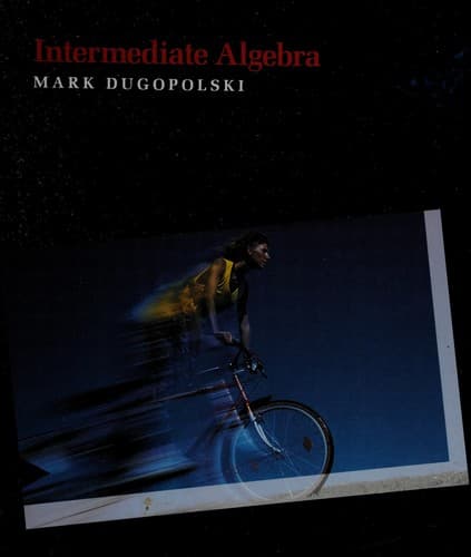 Cover image for Intermediate algebra