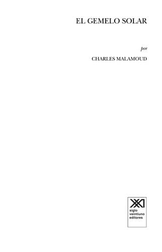 Cover image for El gemelo solar