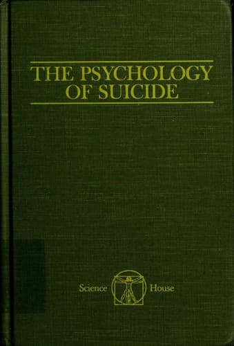 Cover image for The psychology of suicide