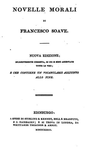 Novelle morali di Francesco Soave