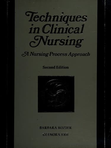 Cover image for Techniques in clinical nursing