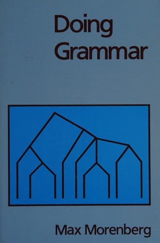 Cover image for Doing grammar