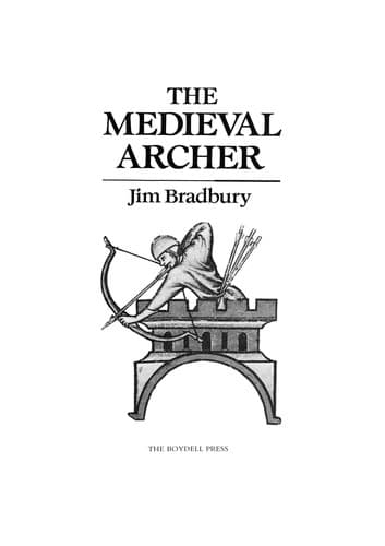 Cover image for The medieval archer